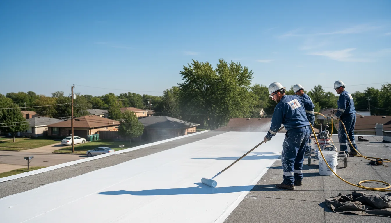Commercial roof coating in Watonga, OK near me